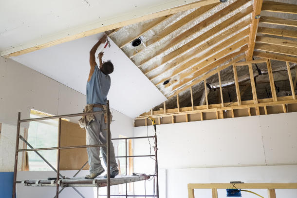 Drywall and interior construction work by Marco's Home Improvement & Remodeling