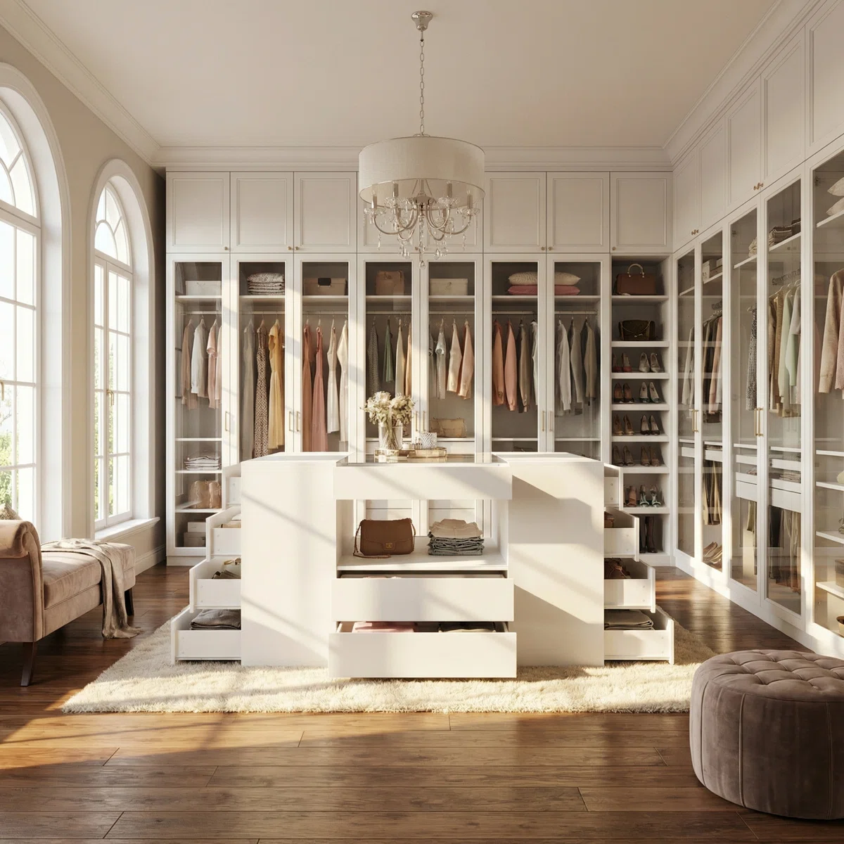 Closet and storage finishes that support better daily function in interior spaces